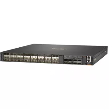 HPE - Aruba Serie - switch - 8325-48Y8C - L3 - managed - 48 x 10/25 Gigabit SFP+ / SFP28 + 8 x 40/100 Gigabit QSFP+ / QSFP28 flusso d'aria da davanti a