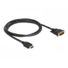 Adattatore cavo video DeLOCK 85653 1,5 m HDMI Type-A DVI nero