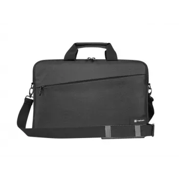Borsa portadocumenti NATEC Beira 39,6 cm (15,6 inch) — poliestere, 1 scomparto principale, tracolla, nero
