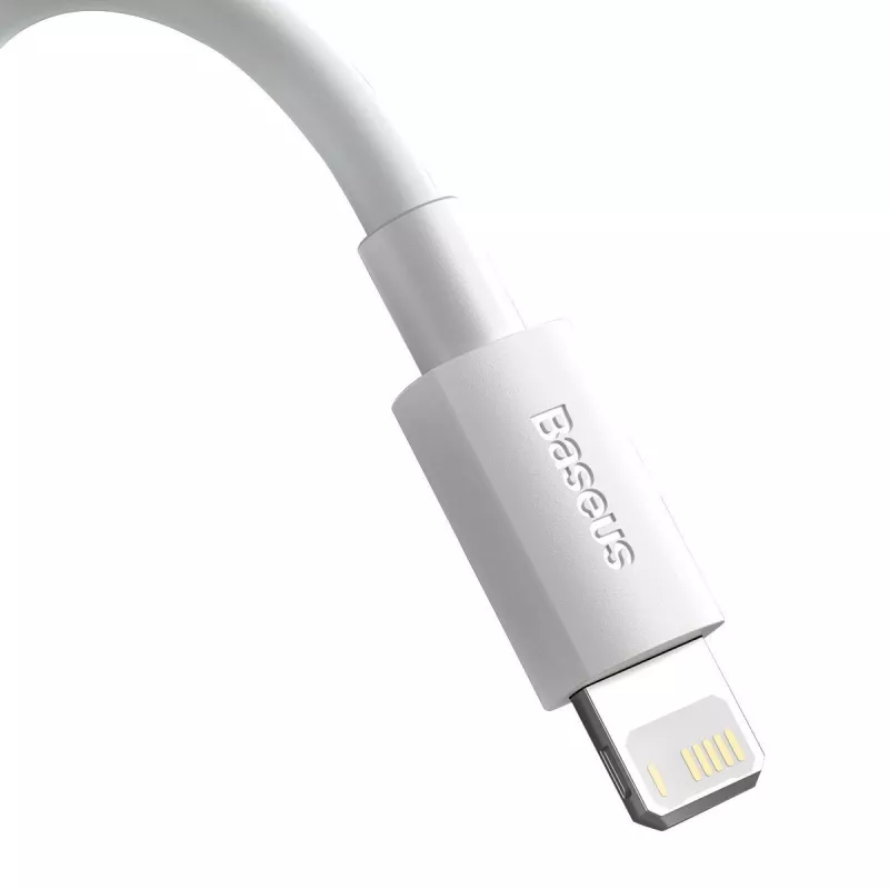 Cavo per cellulare Baseus TZCALZJ-02 bianco 1,5 m USB A Lightning