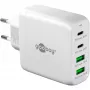Goobay 64818 caricabatterie per dispositivi mobili cuffie - laptop - smartphone bianco AC ricarica rapida interno (64818)