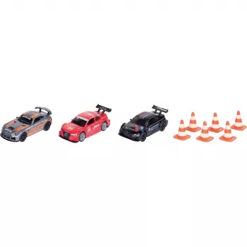 Siku set regalo corse, set veicoli e binari, 3 anni, plastica, metallo, multicolore