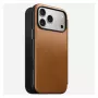 Custodia folio per cellulare Nomad Modern Leather Folio per iPhone 17 Pro Max – Tan, per schermi fino a 17,5 cm (6,9 pollici), 4 scomparti per carte