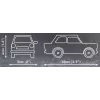 Set di costruzione Cobi Trabant 601 — 72 pezzi, kit modellino auto in miniatura