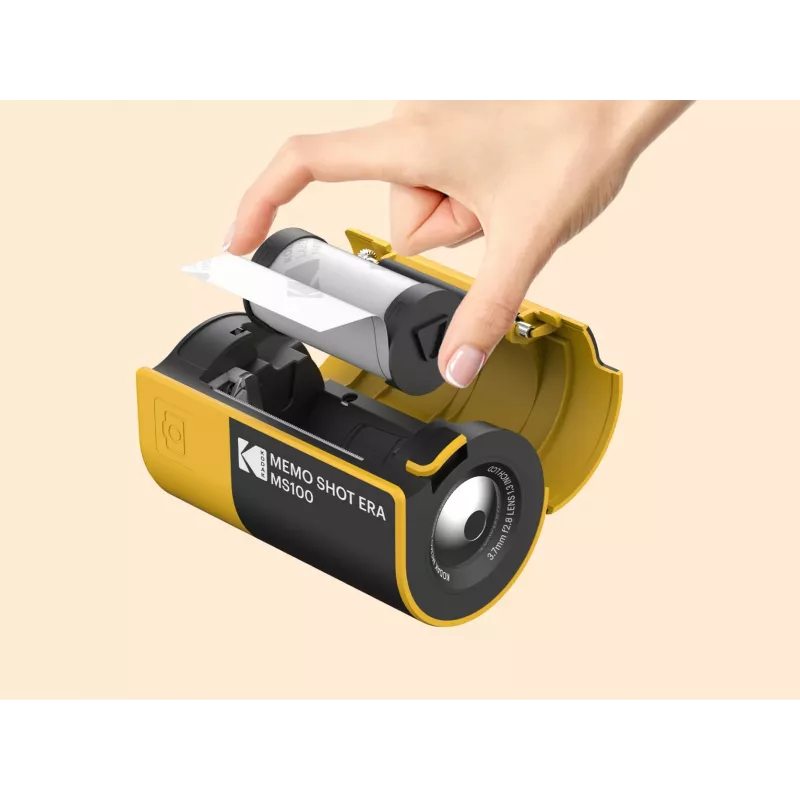 Kodak Memo Shot Era MS100 Fotocamera istantanea e stampante di etichette, giallo