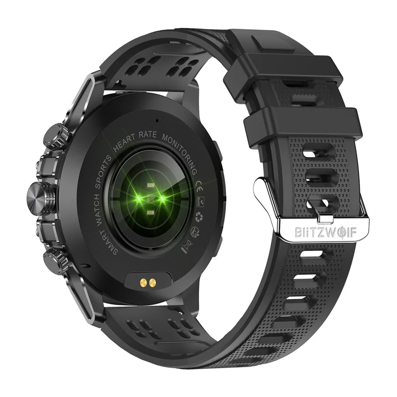 Smartwatch BlitzWolf BW-AT6 plus – nero, cardiofrequenzimetro, fitness tracker