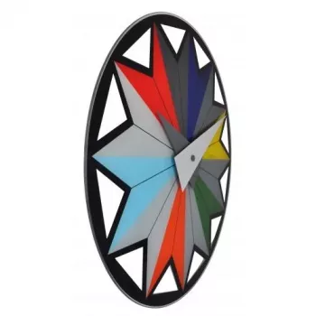 NeXtime orologio 8163 Circus, Ø43 cm, da parete, nero/multicolore