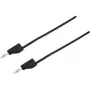 VOLTCRAFT cavo di prova [connettore maschio 4 mm - connettore maschio 4 mm] 1 m nero MSB-300 (MSB-300-1-SW)