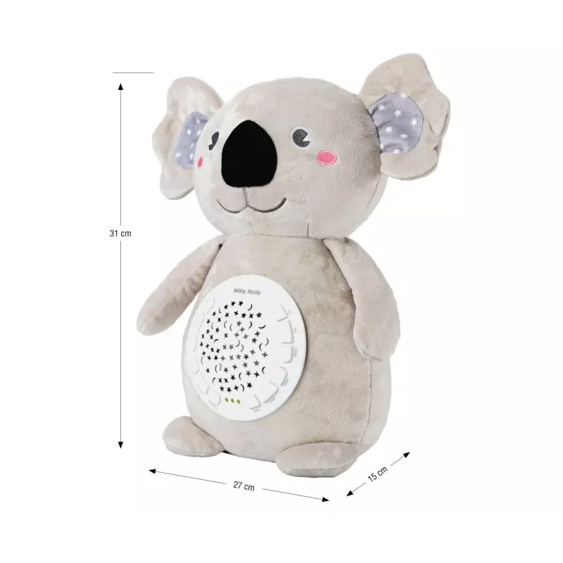 Giocattolo proiettore in peluche milly mally Koala proiettore peluche modello 5661