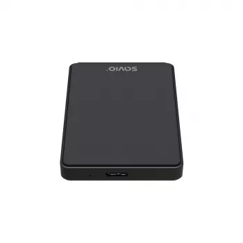 Case per HDD/SSD SAVIO AK-65 nero 2,5 pollici SATA USB 3.0 5 Gbit/s Micro-USB