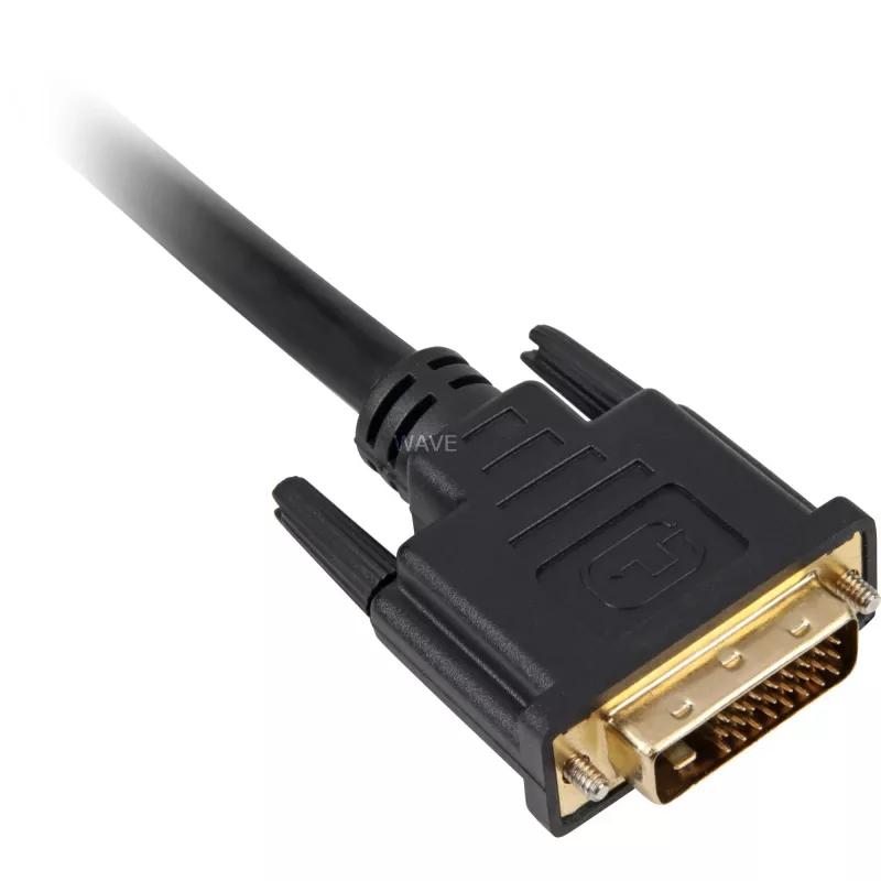 Cavo DVI Sharkoon DVI-D/DVI-D (24+1) 1 m