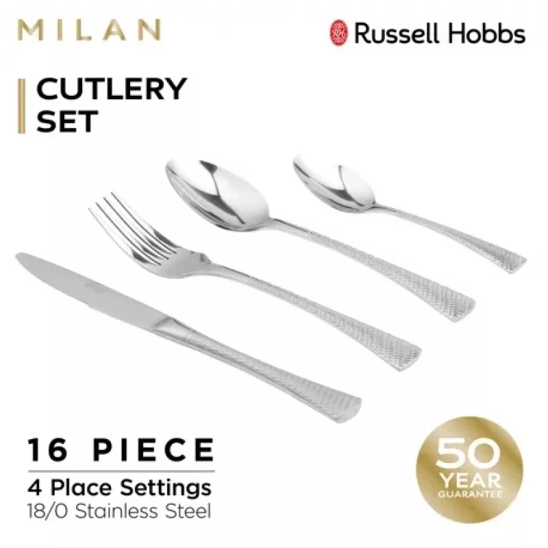 Set posate Russell Hobbs RH02229EU7 – 16 pezzi in acciaio inox