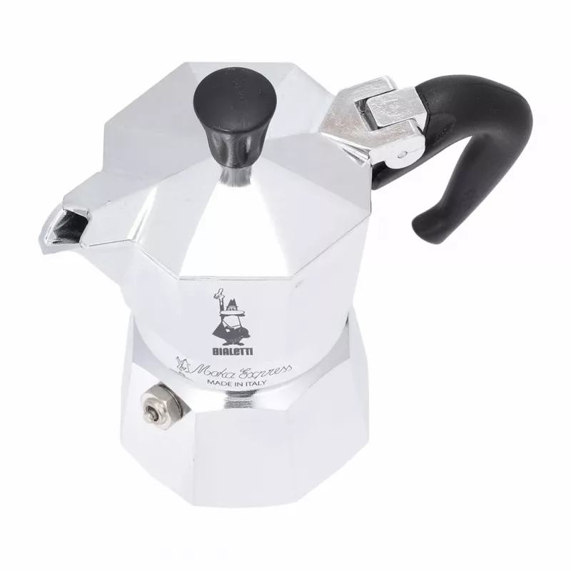Caffettiera Bialetti Moka Express 0,06 L alluminio, nero