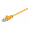 Cavo patch CAT 5e Wentronic Goobay, U/UTP, giallo, 15 m - misto rame CCA (68351)