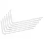 EK Water Blocks EK-Loop Hard Tube 14/10mm acrilico, curva a 90 gradi – 80 cm, 6 pezzi