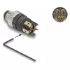 Connettore DeLOCK M8 codifica A 4 poli maschio connessione a vite nero