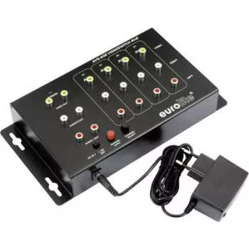 Commutatore composite EUROLITE AVS-402 commutatore video composite a 4 canali (modello 81013101)