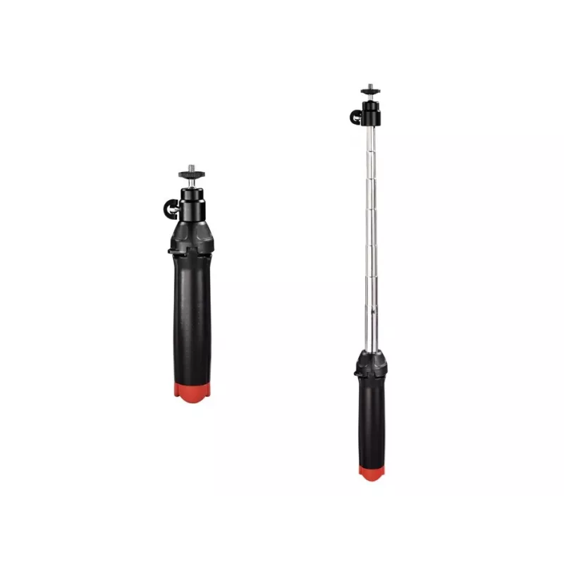 Hama Multi 4in1 treppiede da tavolo, 3 gambe, nero, 90 cm, 185 g