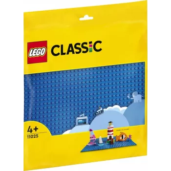 LEGO Baseplate 11025 — baseplate blu 32x32 stud, 250×250 mm