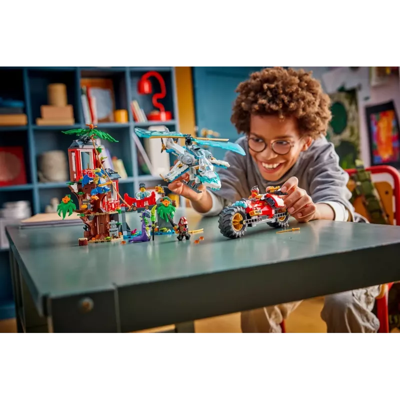 LEGO NINJAGO 71857 Battaglia nella casa sull'albero dei veicoli ninja