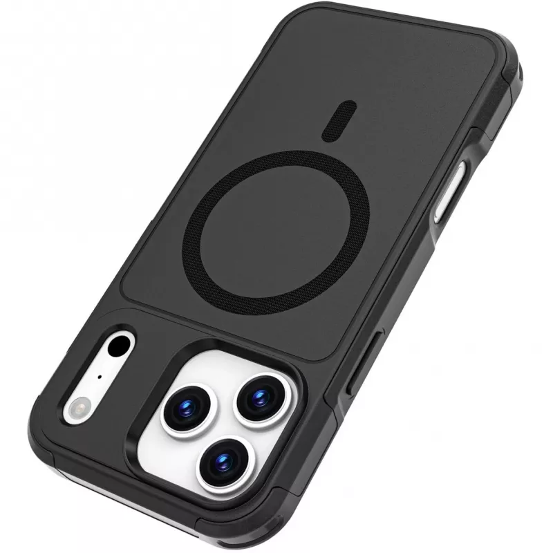 Custodia Border 4smarts Defend iPhone 17 Pro Max nero 17,5 cm
