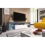 Mobile TV Cama TORO 158 grigio/bianco lucido