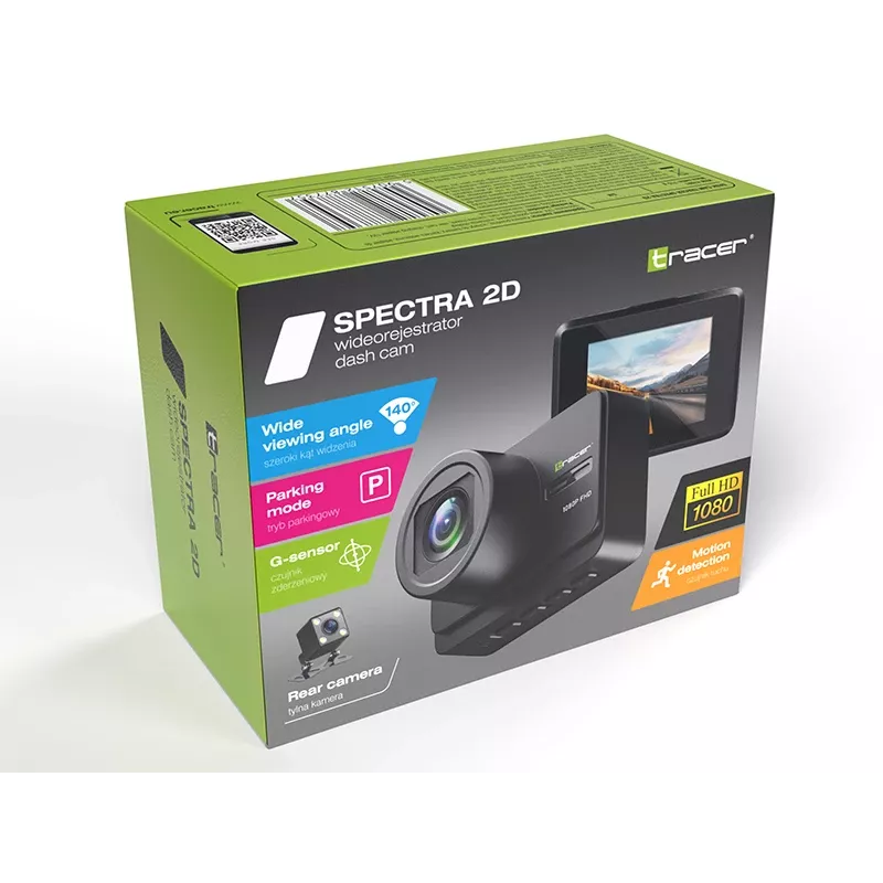 Dash Cam TRACER Tracer Spectra 2D — videoregistratore auto compatto