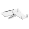 Supporto per tastiera MACLEAN MC-156 W — ripiano regolabile da sottoscrivania, carico max 5 kg