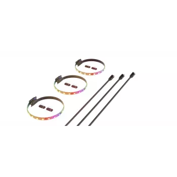 Striscia LED HYTE LS10 multicolore 12V 0,2A 0,33m 3 pezzi