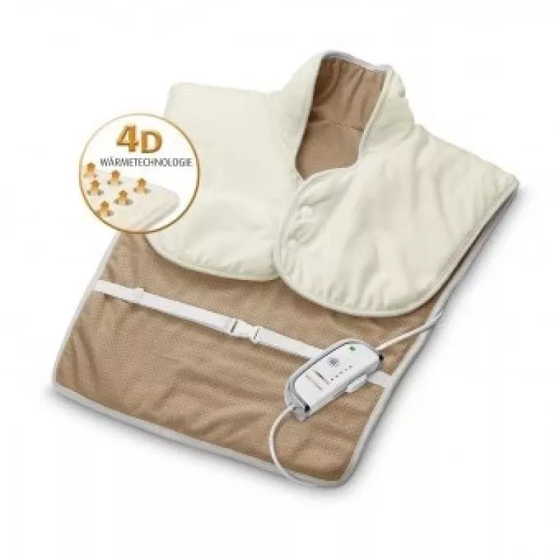 Medisana HP 630 cuscinetto elettrico riscaldante per schiena e spalle, 55 x 65 cm