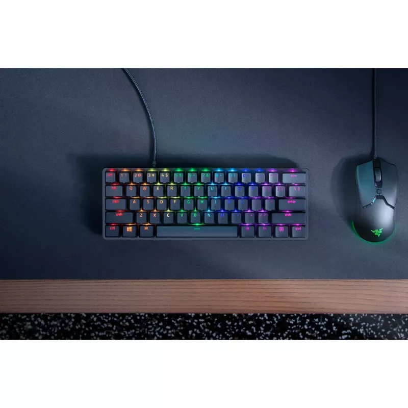 Huntsman Mini, tastiera gaming nera, layout DE, Razer Linear Optical (Red)