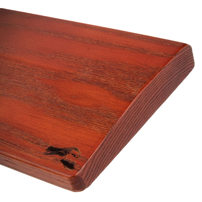 Poggiapolsi per tastiera Glorious, compatto, legno - marrone rossastro
