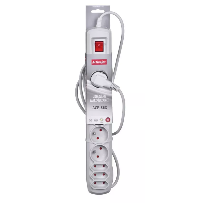Activejet APN-8G/3M-GR ciabatta con cavo