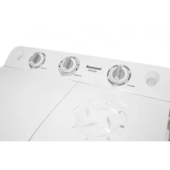 Lavatrice semiautomatica Ravanson XPB-800 — capacità 7,5 kg, 1400 giri/min, carica dall'alto, bianco