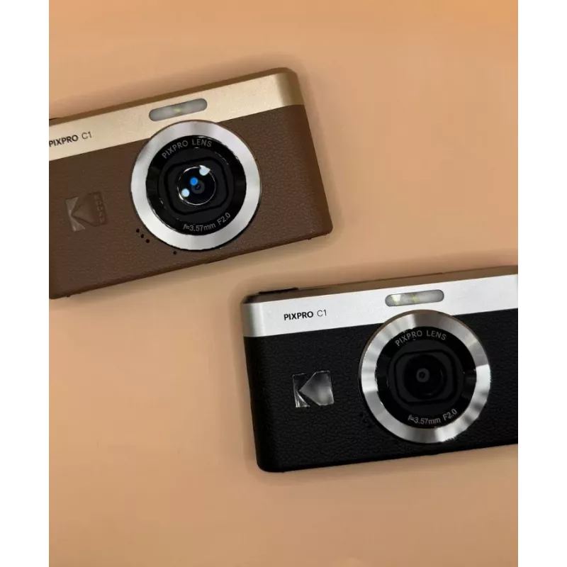 Fotocamera compatta Kodak PIXPRO C1 nera – 13 MP CMOS – Full HD – LCD orientabile da 2,8