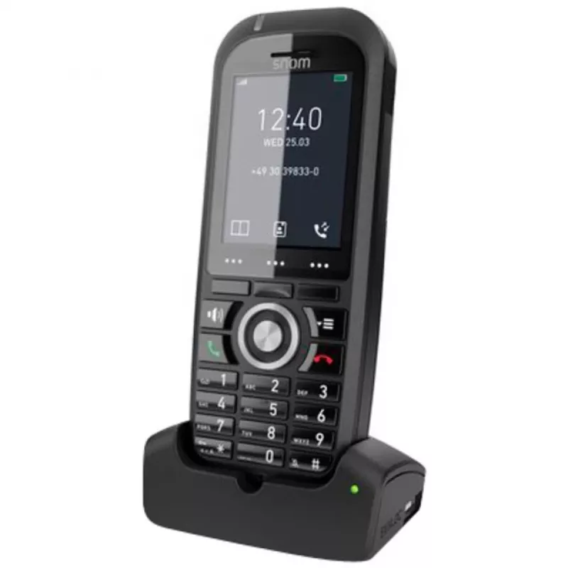 Snom M70 cornetta DECT con display del numero nero