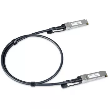 Cavo direct attach SFP-DAC40-1m di Lancom Systems – 1 m SFP a SFP, full duplex, acciaio/nero