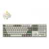 Tastiera meccanica Keychron Q6M-P4 — Full-size 100% con filo e wireless (USB, RF, Bluetooth 5.1), retroilluminazione RGB, bianco, USB-C