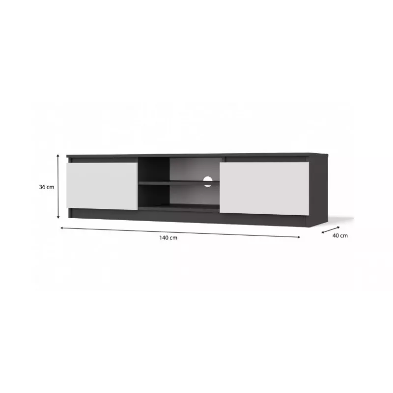 RTV 140 MALWA ANTHRACITE/bianco