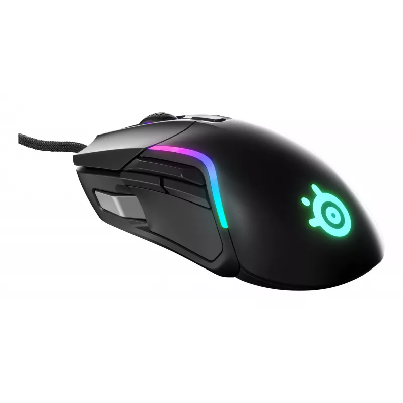 SteelSeries Rival 5 mouse gaming, nero, 18000 DPI, USB