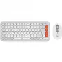 Logitech POP Icon Combo Bluetooth QWERTZ Swiss arancione bianco mouse