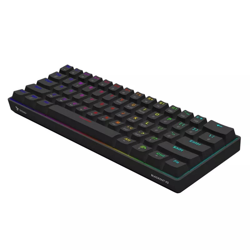 SAVIO BLACKOUT X2 tastiera meccanica OUTEMU Red, Hot Swap