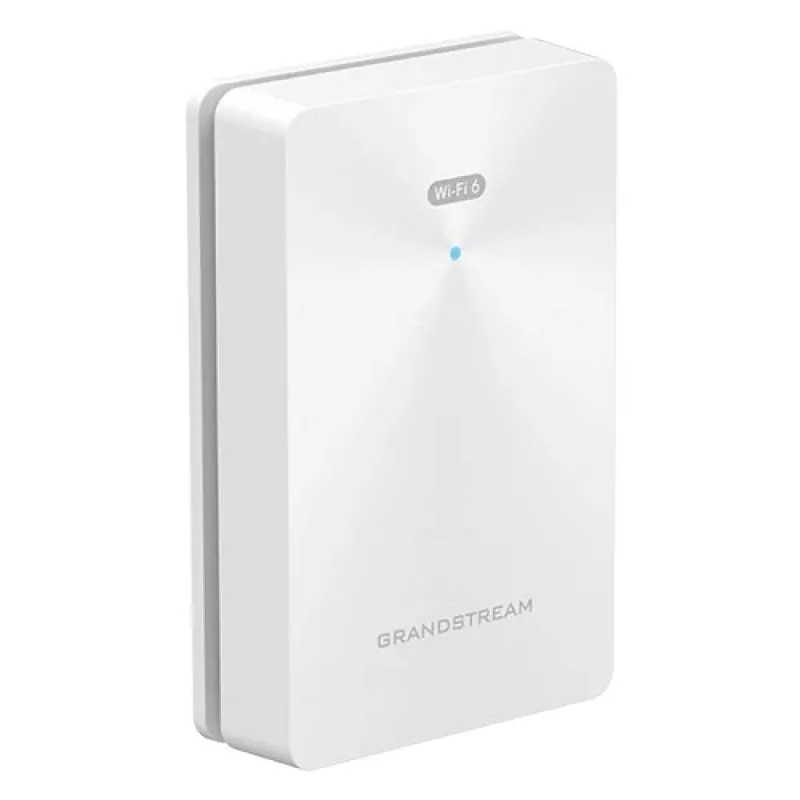Grandstream GWN7661E access point Wi-Fi 6 da parete, AX3000, dual-band 2,4/5 GHz, 3 Gbps, MU-MIMO, PoE/PoE+, porte Gigabit, 256 client