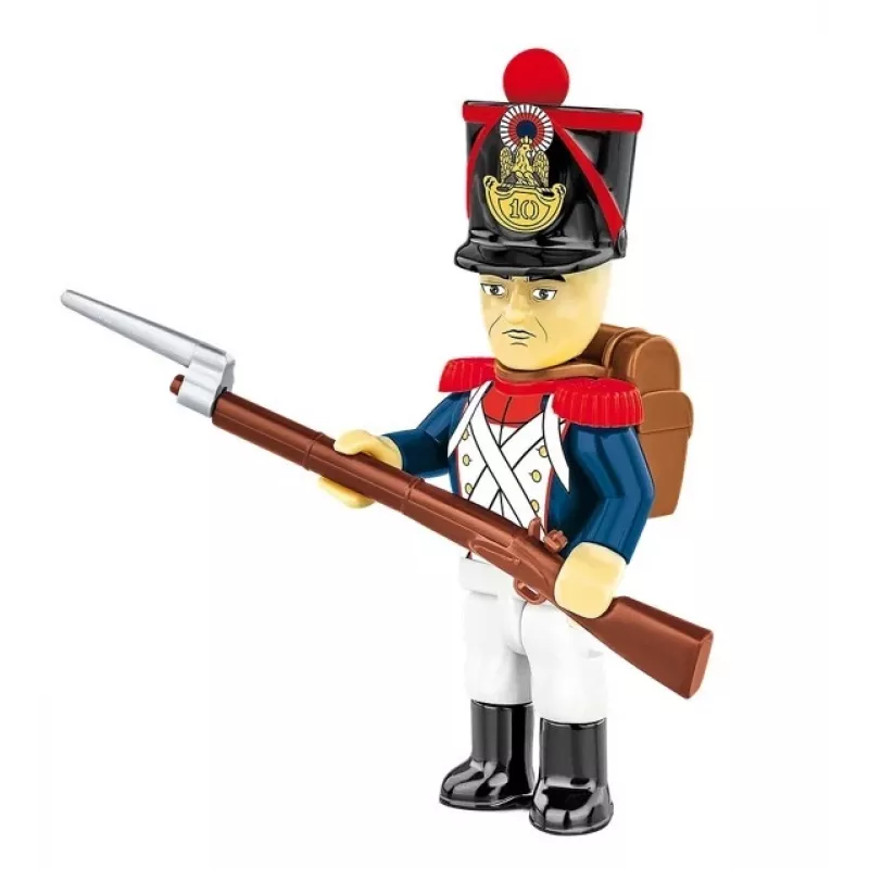 Set di mattoncini Soldati francesi, 41 pezzi