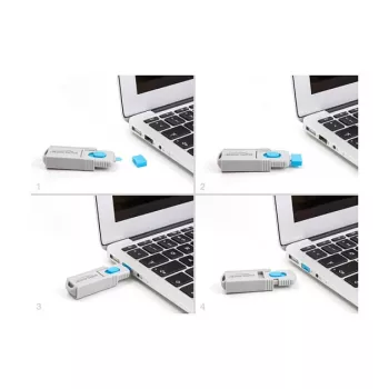 Blocca porte USB Type-A DeLOCK 20947 10 porte blu