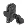 Supporto auto attivo DELOCK 66939 per telefoni cellulari — supporto a ventosa, nero/grigio, compatibile con ricarica wireless