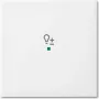 Busch-Jaeger 2CKA006220A0359 placca di copertura per supporto e presa sensore bianco (2CKA006220A0359)