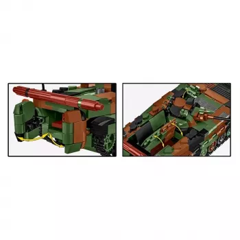 Set di mattoncini Cobi Armed Forces BWP-1 2630 — set modello del veicolo da combattimento anfibio polacco-ucraino