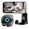 EnaBot Ebo Air 2 Plus robot mobile di sorveglianza domestica con telecamera AI, grigio