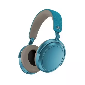 Cuffie Sennheiser Momentum 4 Wireless — over-ear Bluetooth 5.2, 60 h batteria, cancellazione attiva del rumore, 3,5 mm, blu